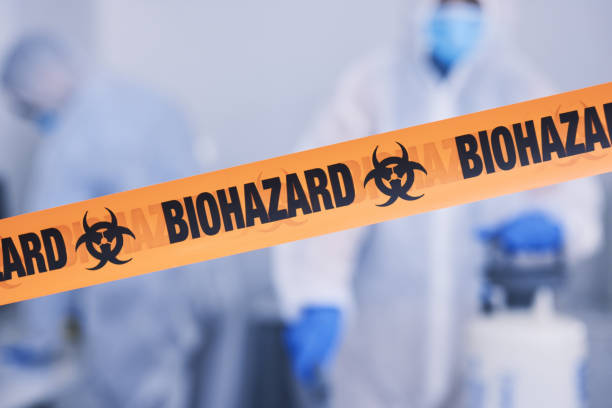 Professional Biohazard Cleanup technician working in Avon, MN